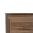 Scranton & Co Queen/Full 3-Panel Headboard in Classic Walnut Wood Finish