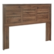 Scranton & Co Queen/Full 3-Panel Headboard in Classic Walnut Wood Finish