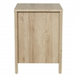 Scranton & Co Nightstand with 2 USB Ports in Canyon Oak Wood Finish