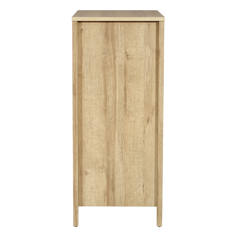 Scranton & Co Contemporary 4-Drawer Chest in Canyon Oak Wood Finish