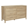 Scranton & Co 6-Drawer Horizontal Dresser in Canyon Oak Wood Finish