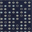 Scranton & Co Visitor's Chair in Indigo Blue Fabric Cherry Wood Frame