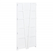 Scranton & Co 5-Shelf Folding Bookcase in Willow White Wood Finish