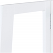 Scranton & Co 5-Shelf Folding Bookcase in Willow White Wood Finish