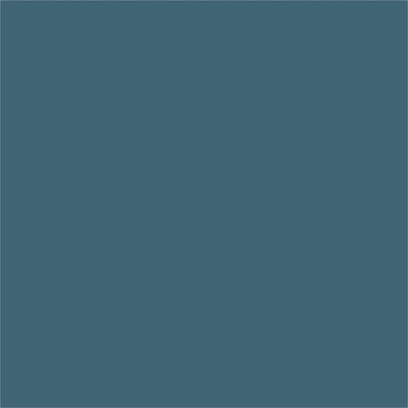 Scranton & Co Round Side Table in Blue Wood Finish with 2 Shelves