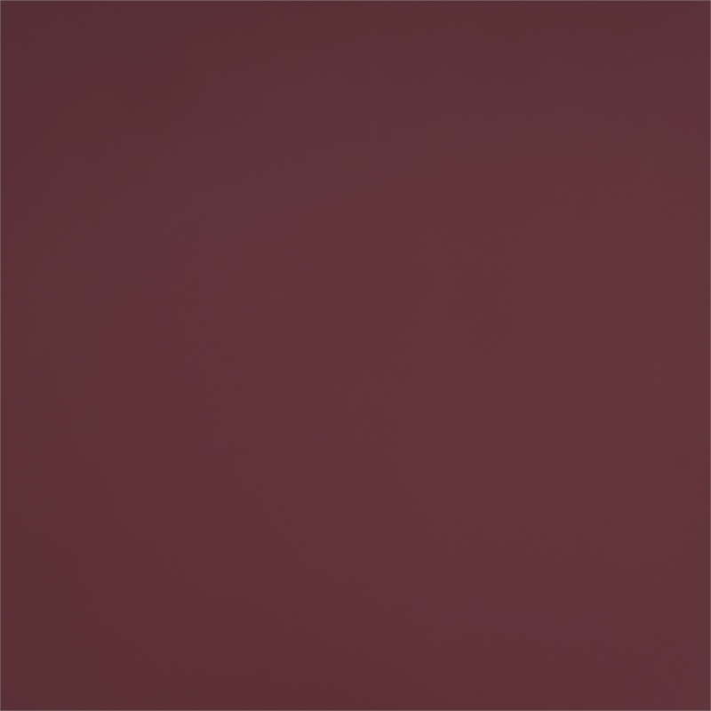 Scranton & Co Round Side Table in Maroon Wood Finish with Shelf