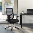 Scranton & Co Mesh High-Back Office Chair in Black Coal FreeFlex Fabric