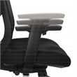 Scranton & Co Mesh High-Back Office Chair in Black Coal FreeFlex Fabric