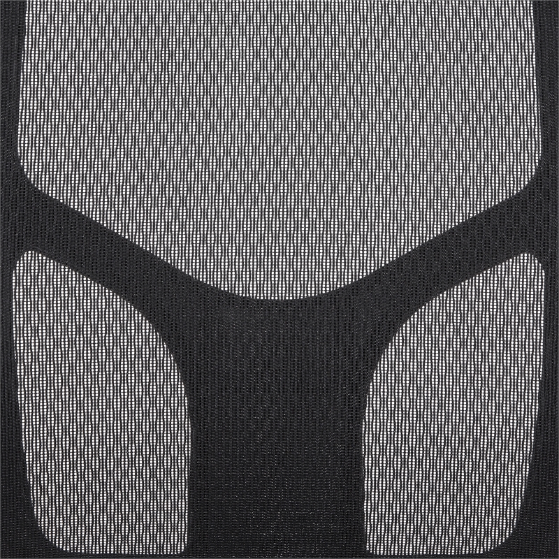 Scranton & Co Mesh High-Back Office Chair in Black Coal FreeFlex Fabric