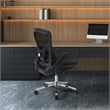 Scranton & Co Black Mesh Manager's Chair with 4D Flip Arms Chrome Base