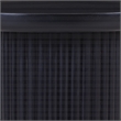 Scranton & Co Round Solid Wood Fluted Pedestal Accent Table in Black