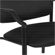Scranton & Co Big & Tall Guest Chair in Black Fabric 500 lb Capacity