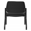 Scranton & Co Big & Tall Armless Guest Chair in Black Fabric 400 lb