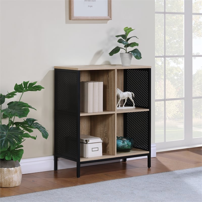 Scranton & Co 4-Cube Storage Bookcase in River Oak - 29