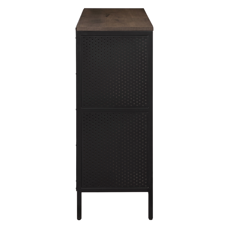 Scranton & Co Engineered Wood 8-Cube Bookcase in Ozark Ash - 58