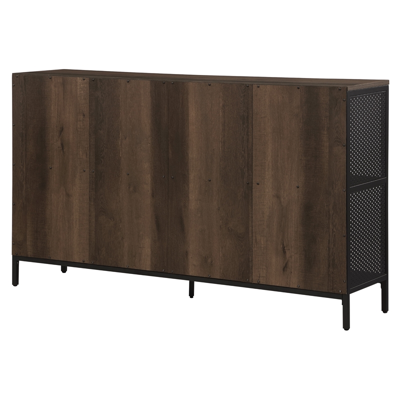 Scranton & Co Engineered Wood 8-Cube Bookcase in Ozark Ash - 58