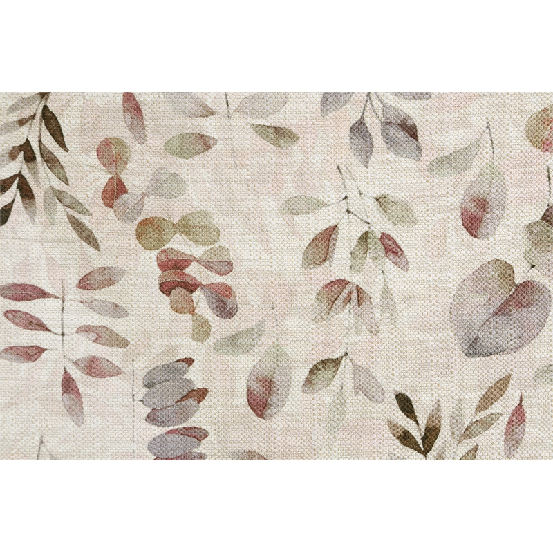 Scranton & Co Parsons Slipcover Dining Chair 2 Pack in Autumn Brown Leaf Fabric