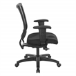 Scranton & Co Ergonomic Task Chair in Black Coal FreeFlex Fabric Seat