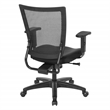 Scranton & Co Ergonomic Task Chair in Black Coal FreeFlex Fabric Seat