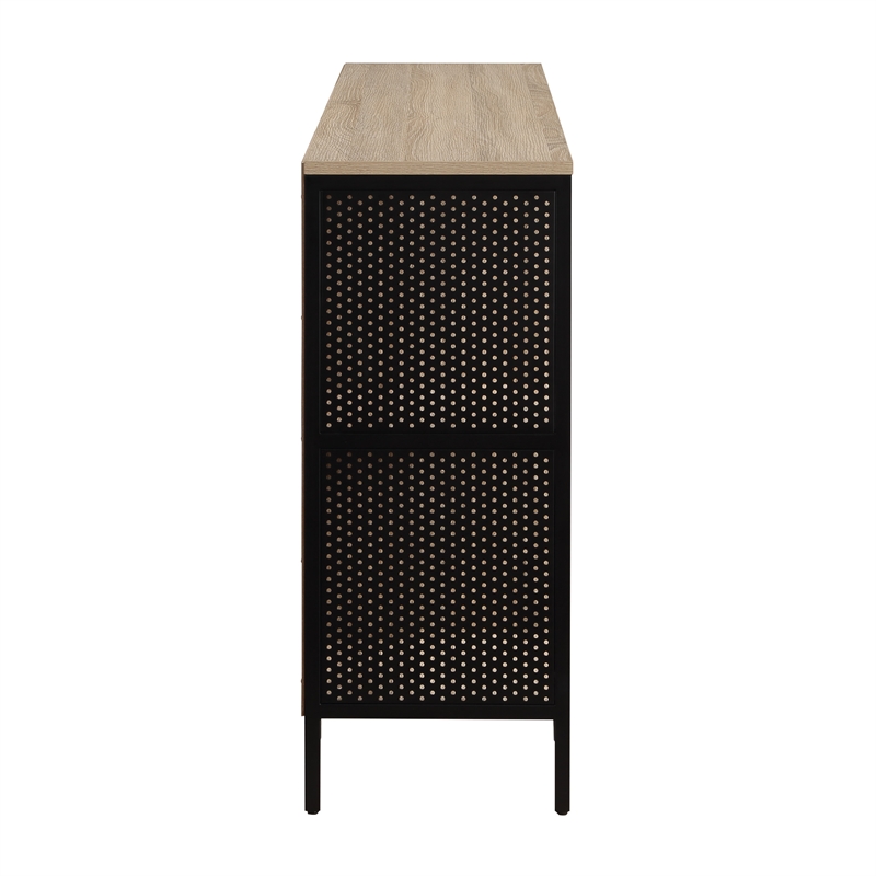 Scranton & Co Contemporary 8-Cube Bookcase in River Oak Engineered Wood