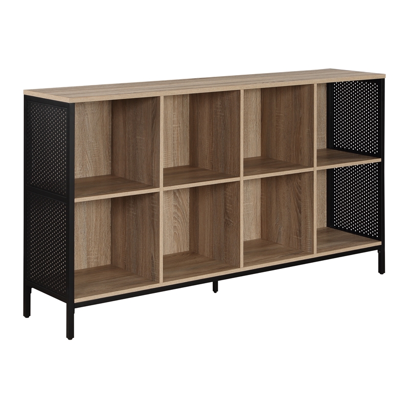 Scranton & Co Contemporary 8-Cube Bookcase in River Oak Engineered Wood