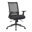 Scranton & Co Ergonomic Mesh Back Task Chair with Lumbar Support in Black