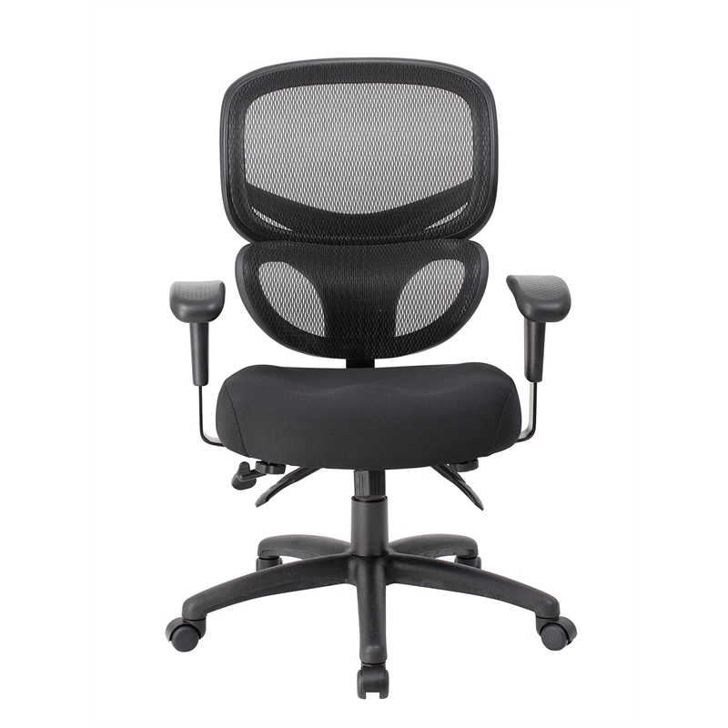 Scranton & Co Multi Function Mesh Task Chair with Adjustable Arms and 27