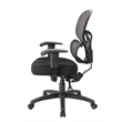 Scranton & Co Multi Function Mesh Task Chair with Adjustable Arms and 27