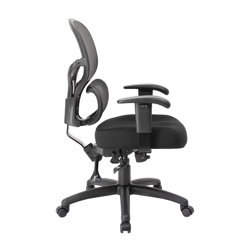 Scranton & Co Multi Function Mesh Task Chair with Adjustable Arms and 27
