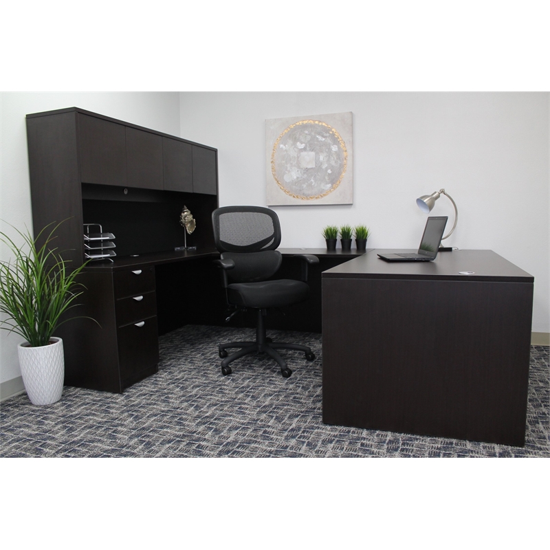 Scranton & Co Multi Function Mesh Task Chair with Adjustable Arms and 27