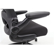Scranton & Co Heavy Duty Flip Arm Mesh Task Chair 400 lb. Capacity in Black