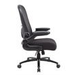 Scranton & Co Heavy Duty Flip Arm Mesh Task Chair 400 lb. Capacity in Black