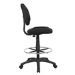 Scranton & Co Contoured Fabric Drafting Stool with 20