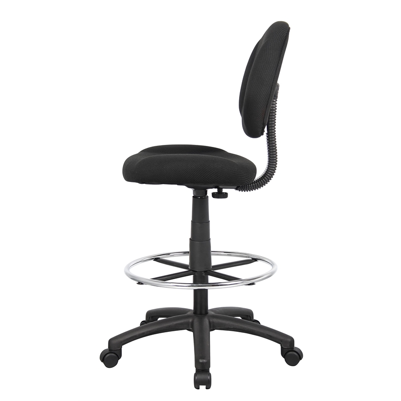 Scranton & Co Contoured Fabric Drafting Stool with 20