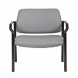 Scranton & Co Steel Guest Chair with 500 lb. Weight Capacity in Gray