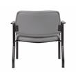 Scranton & Co Steel Guest Chair with 500 lb. Weight Capacity in Gray
