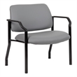 Scranton & Co Steel Guest Chair with 500 lb. Weight Capacity in Gray