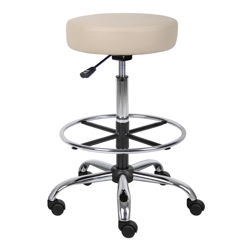 Scranton & Co Vinyl Medical/Drafting Stool with 20