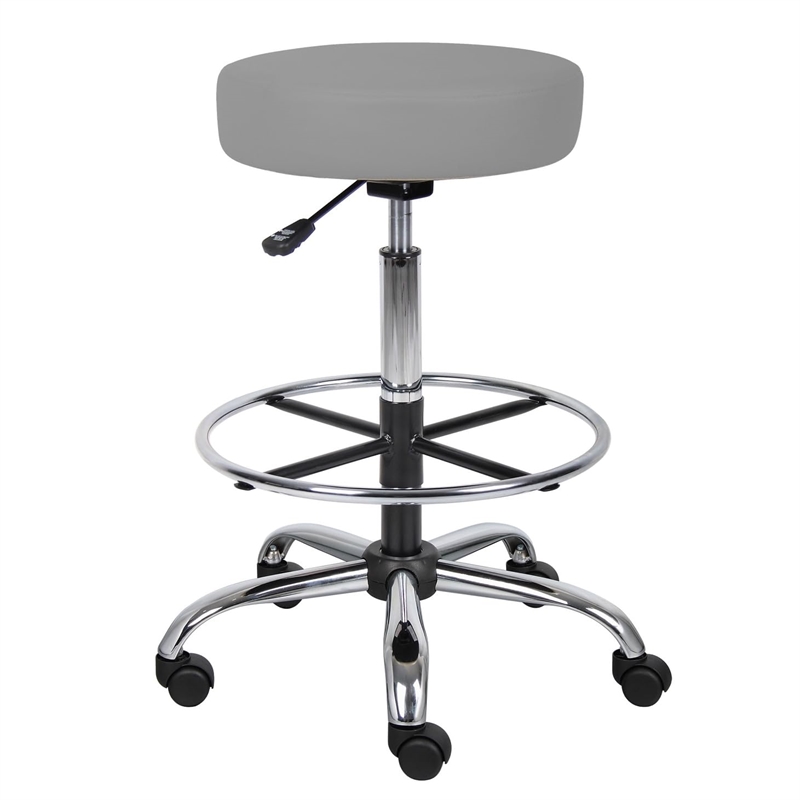 Scranton & Co Vinyl Medical/Drafting Stool with 20