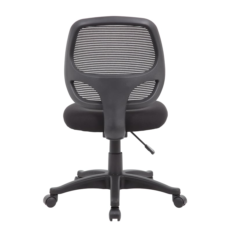 Scranton & Co Commercial Grade Mesh Task Chair with Lumbar Support in Black