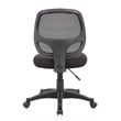 Scranton & Co Commercial Grade Mesh Task Chair with Lumbar Support in Black