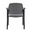 Scranton & Co Steel Guest Chair with 300 lb. Weight Capacity in Gray