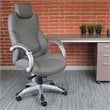 Scranton & Co CaressoftPlus Swivel Executive Chair with Hinged Arms in Gray