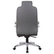 Scranton & Co CaressoftPlus Swivel Executive Chair with Hinged Arms in Gray