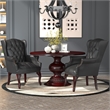 Scranton & Co Traditional Button Tufted Caressoft Guest Chair in Black