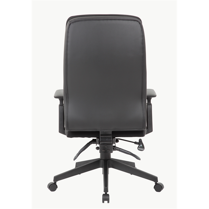 Scranton & Co High Back Executive Chair with 3-Paddle Tilt in Black