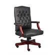 Scranton & Co Traditional High Back Caressoft Tufted Executive Chair in Black