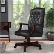 Scranton & Co Traditional High Back Caressoft Tufted Executive Chair in Black