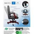 Scranton & Co Traditional High Back Caressoft Tufted Executive Chair in Black