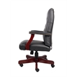 Scranton & Co Traditional High Back Caressoft Tufted Executive Chair in Black